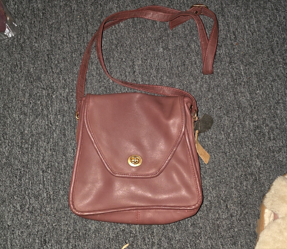 Source Unknown Maroon Crossbody Bag - image 4